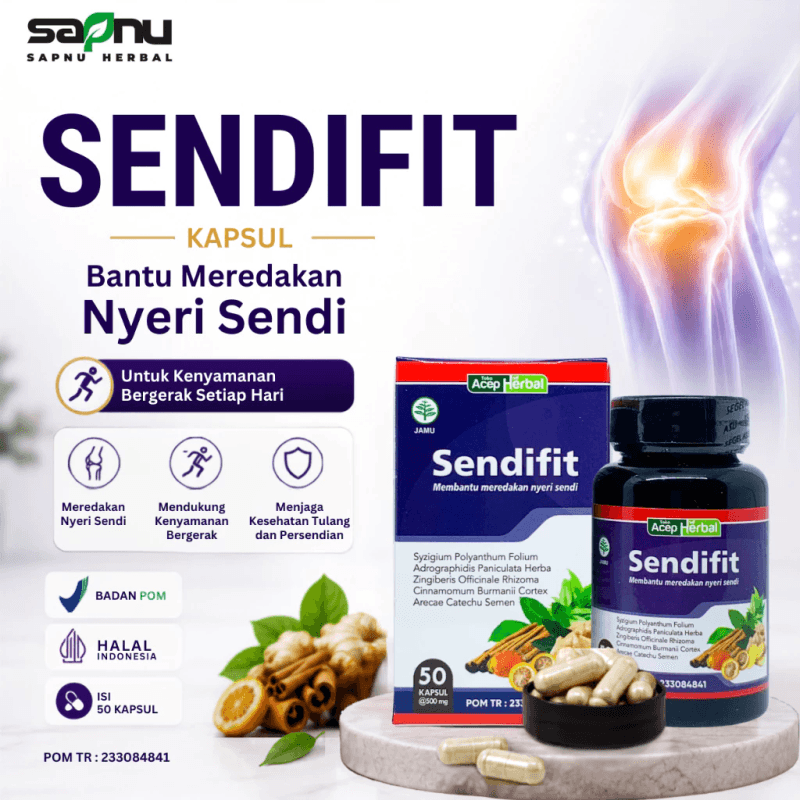 SendiFit Kapsul Solusi Masalah Tulang & Persendian