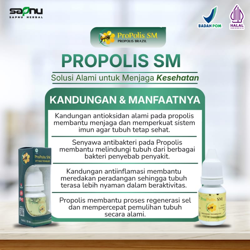 Propolis SM Ekstrak Propolis Brazil Asli foto 3