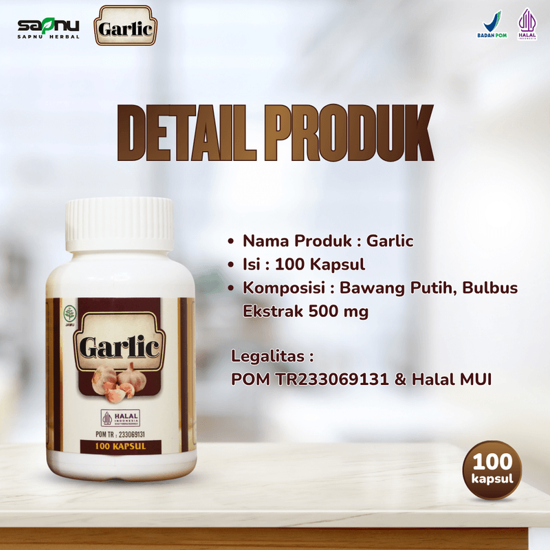 Garlic Kapsul Ekstrak Bawang Putih foto 2